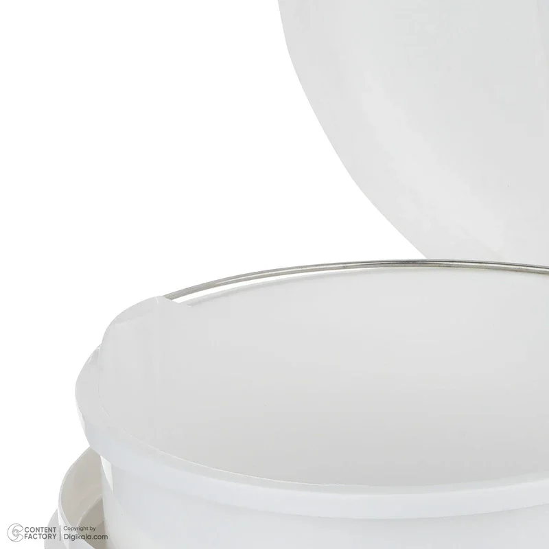 سطل زباله 12 لیتر سفید یونیک مدل 4120 - Image 5