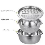 آبکش لگن رنده دار یونیک - Image 2