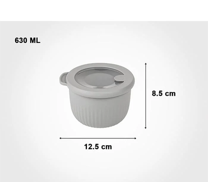 ست کاسه گرد دربدار شیاردار لیمون کد 223335 - Image 4