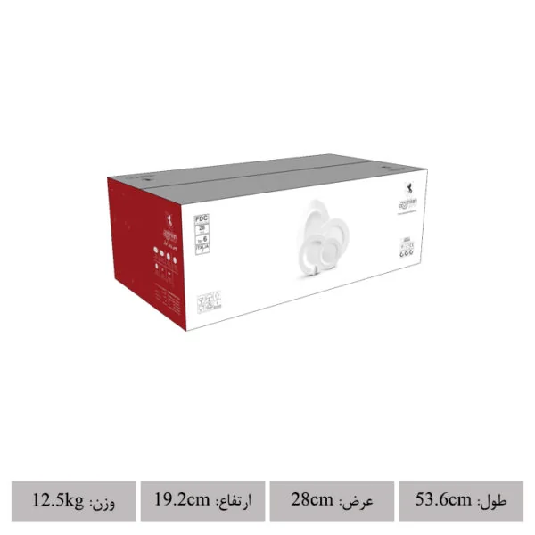 سرویس 28 پارچه 6 نفره طرح سن پترزبورگ - Image 2
