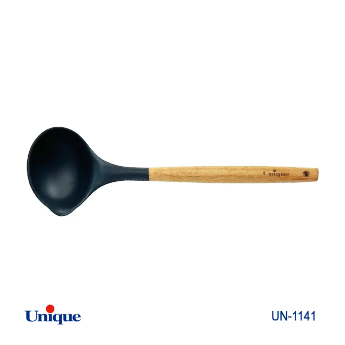 ملاقه بزرگ دسته چوب سیلیکونی یونیک UN-1141