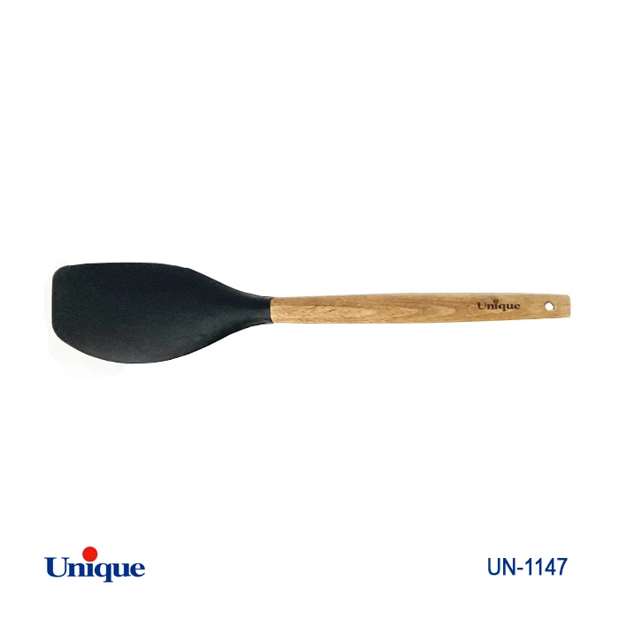 کفگیر برنج دسته چوب سیلیکونی یونیک UN-1143 - تصویر 1